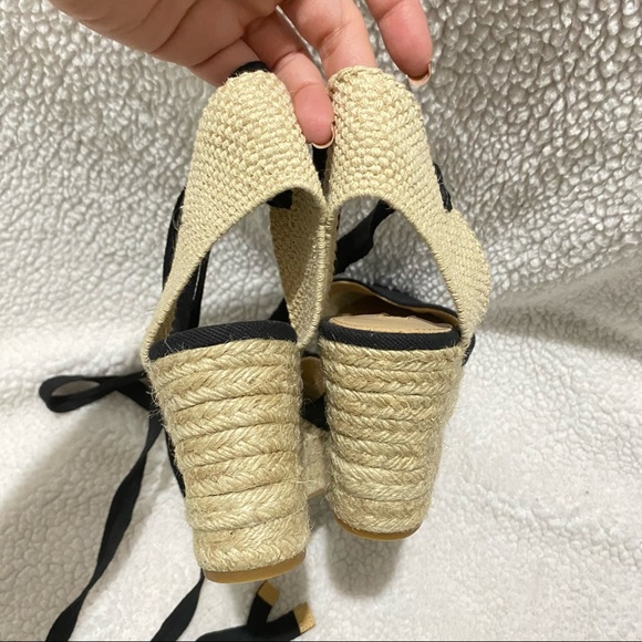 Antonio Melani Morgance black espadrille wedges size 9 NWOB - Picture 6 of 12